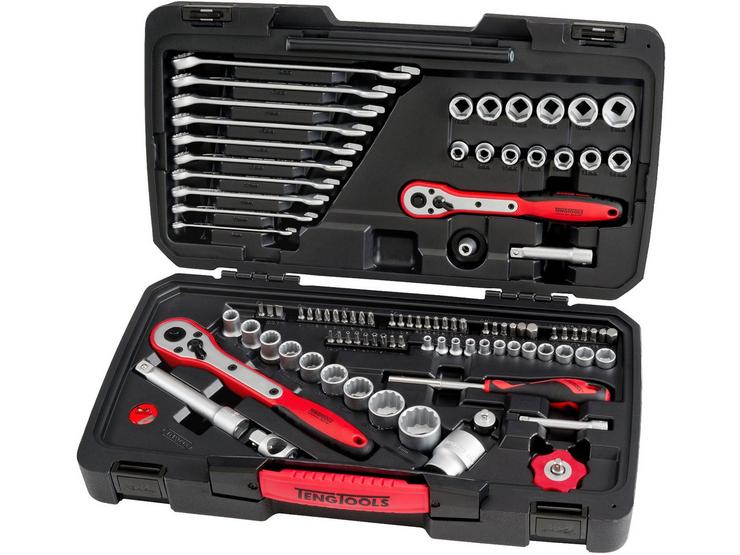 Teng 98 Piece 1/4 3/8 and 1/2 Inch Drive Tool Set