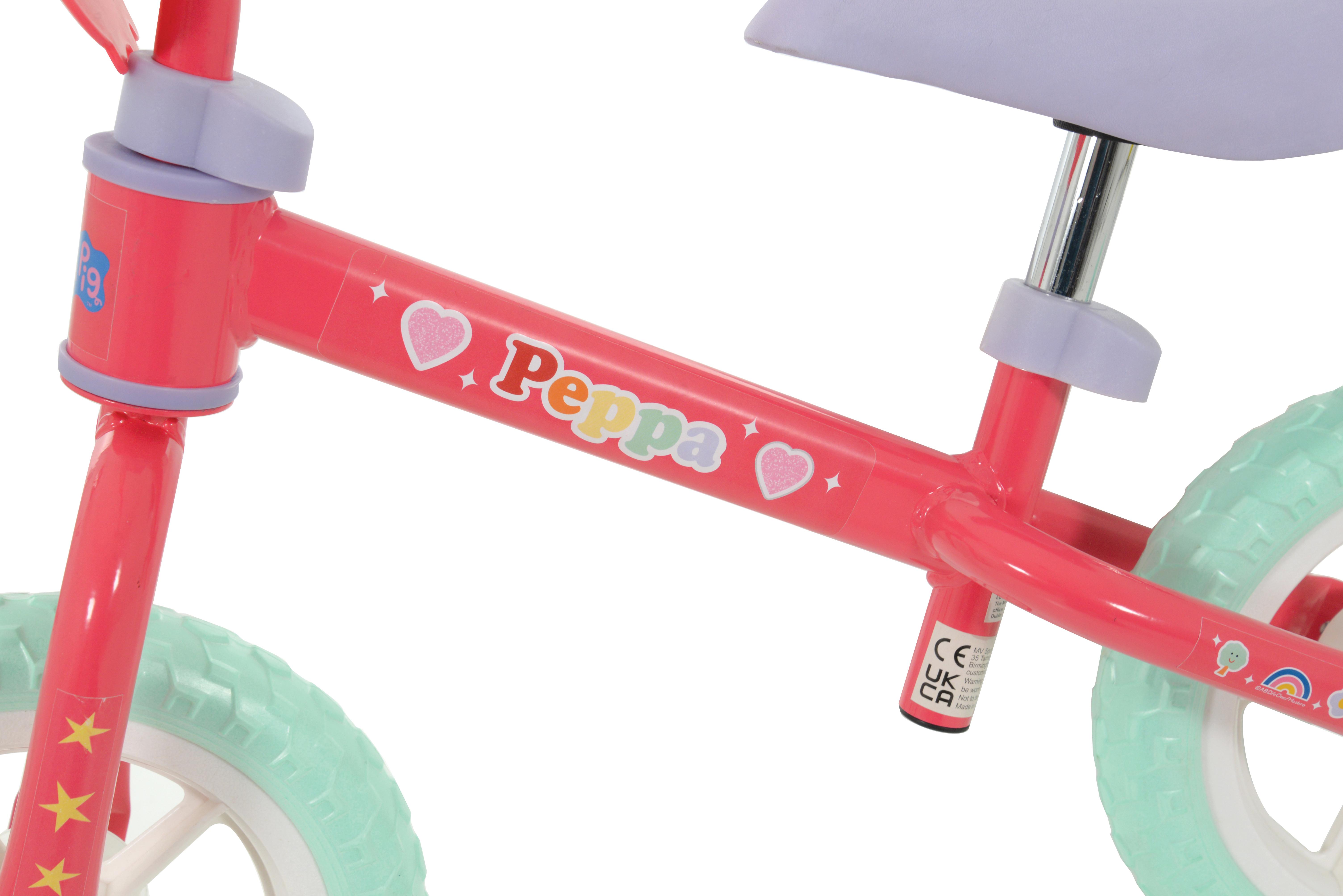 Peppa Pig Balance Bike - 10" Wheel