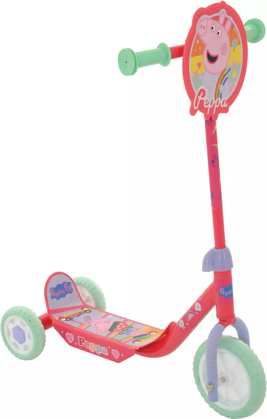 Peppa pig bike with best sale parent handle