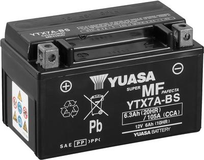 Yuasa YTX7A Maintenance Free Motorcycle Battery Yuasa YTX7A Maintenance Free Motorcycle Battery