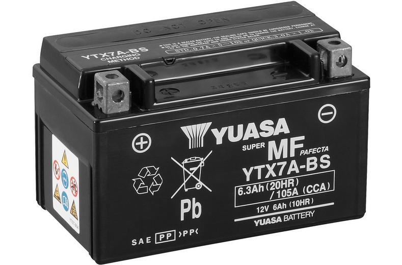 Yuasa YTX7A Maintenance Free Motorcycle Battery Yuasa YTX7A Maintenance Free Motorcycle Battery