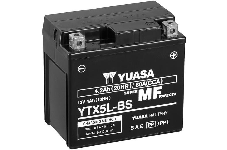 Yuasa YTX5L Maintenance Free Motorcycle Battery Yuasa YTX5L Maintenance Free Motorcycle Battery