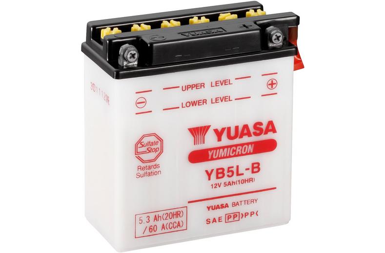 Yuasa YB5L-B Yumicron Motorcycle Battery Yuasa YB5L-B Yumicron Motorcycle Battery