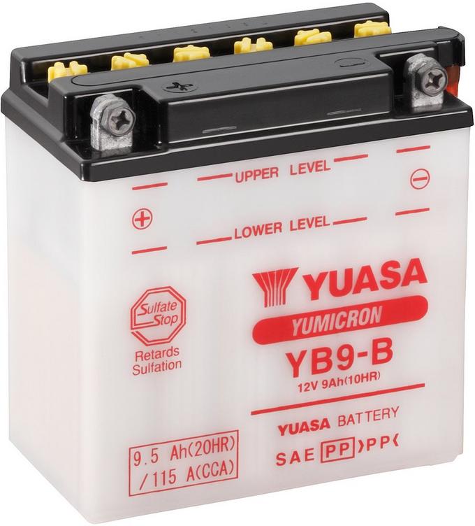 Yuasa YB9-B Yumicron Motorcycle Battery | Halfords UK