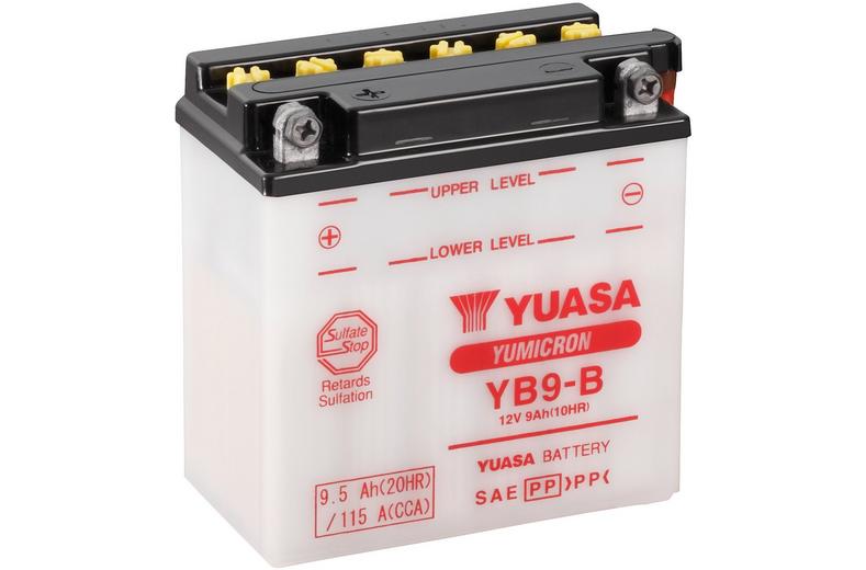 Yuasa YB9-B Yumicron Motorcycle Battery Yuasa YB9-B Yumicron Motorcycle Battery