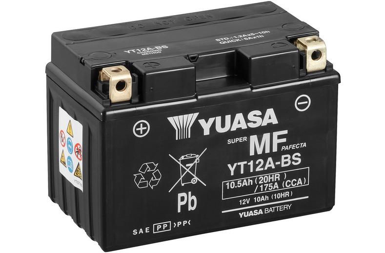 Yuasa YT12A Maintenance Free Motorcycle Battery Yuasa YT12A Maintenance Free Motorcycle Battery