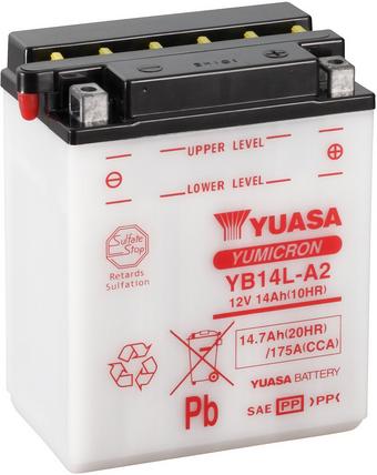 Yuasa YB14L-A2 Yumicron Motorcycle Battery
