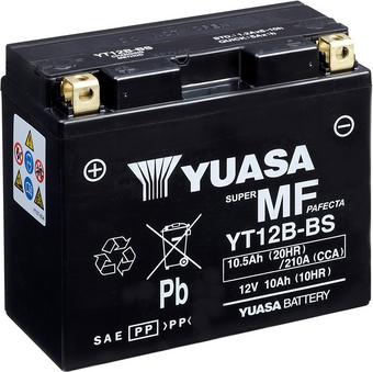Yuasa YT12B Maintenance Free Motorcycle Battery