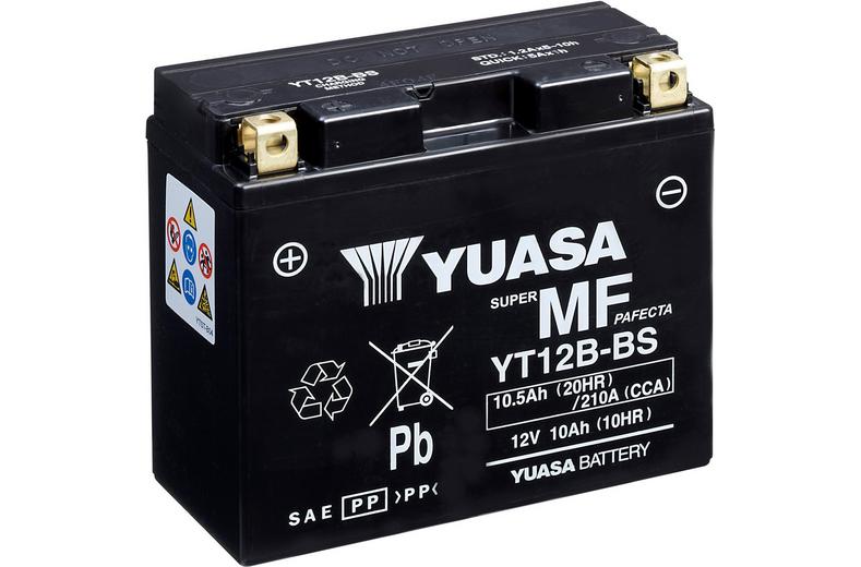 Yuasa YT12B Maintenance Free Motorcycle Battery Yuasa YT12B Maintenance Free Motorcycle Battery