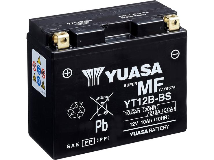 Yuasa YT12B-BS Maintenance Free Motorcycle Battery