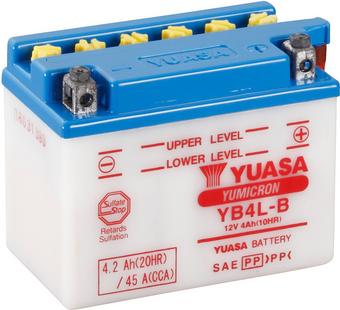 Yuasa YB4L-B Yumicron Motorcycle Battery