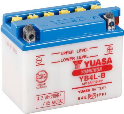 Yuasa YB4L-B Yumicron Motorcycle Battery Yuasa YB4L-B Yumicron Motorcycle Battery