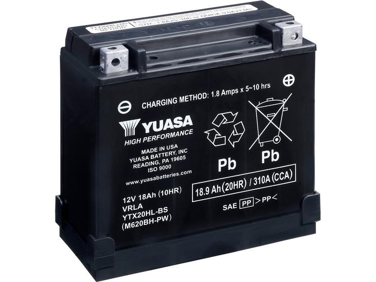 Yuasa YTX20HL-BS High Performance Motorcycle Battery