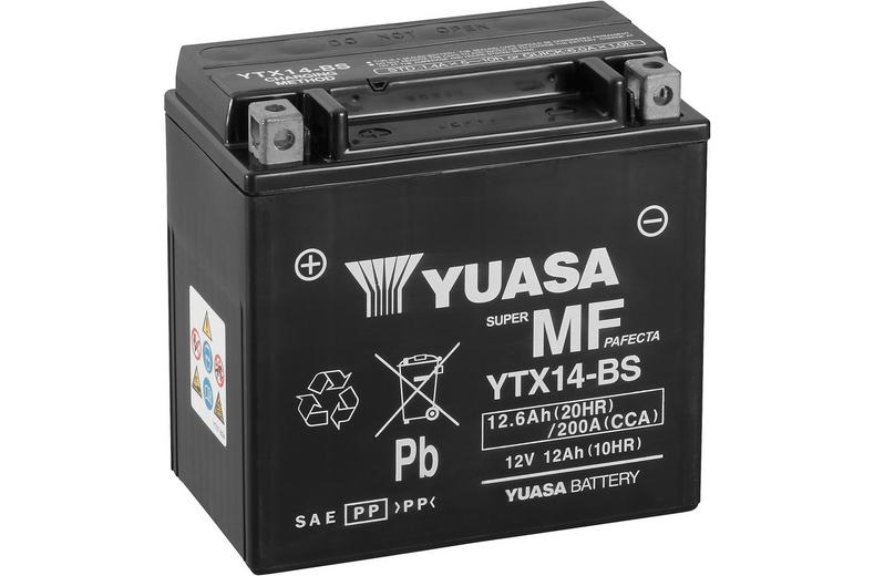 Yuasa YTX14-BS Maintenance Free Motorcycle Battery Yuasa YTX14-BS Maintenance Free Motorcycle Battery