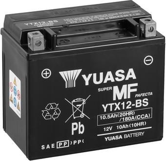 Yuasa YTX12 Maintenance Free Motorcycle Battery