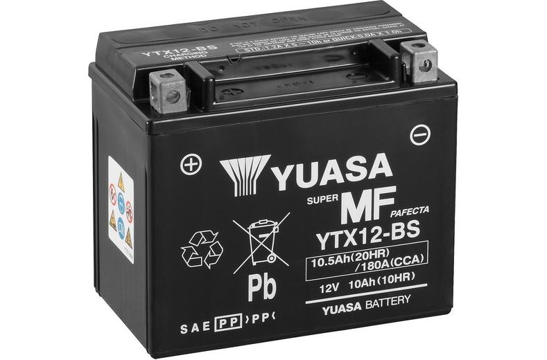 Yuasa YTX12 Maintenance Free Motorcycle Battery Yuasa YTX12 Maintenance Free Motorcycle Battery
