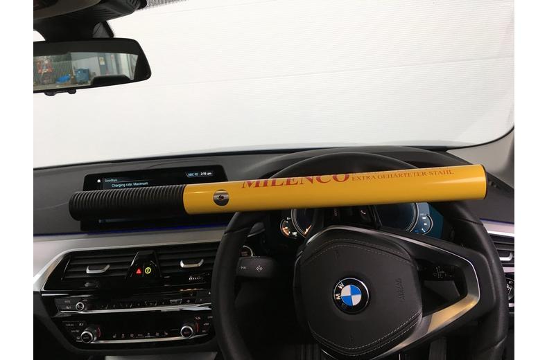 Milenco High Steering Wheel Security Lock - Yellow Milenco High Steering Wheel Security Lock - Yellow