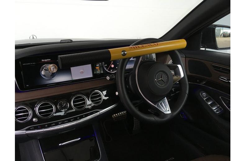 Milenco High Steering Wheel Security Lock - Yellow Milenco High Steering Wheel Security Lock - Yellow