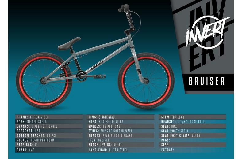 Invert Bruiser BMX Bike - 20" Wheel Invert Bruiser BMX Bike - 20" Wheel