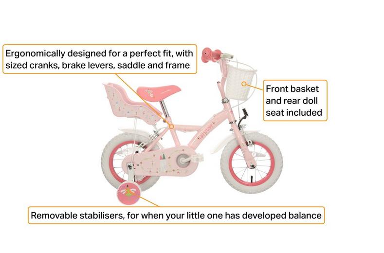 Apollo Fairytale Kids Bike - 12" Wheel Apollo Fairytale Kids Bike - 12" Wheel