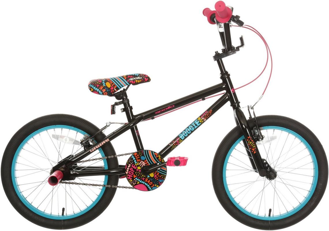 Halfords Apollo Boogie Kids Bike 2022 18 Inch Wheel HAL687414