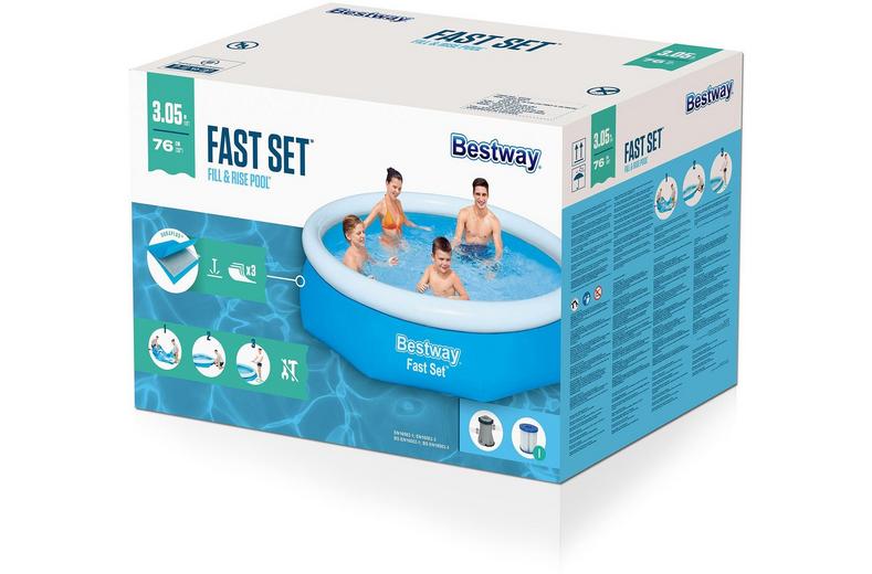 Bestway Fast Set 10ft Paddling Pool Bestway Fast Set 10ft Paddling Pool