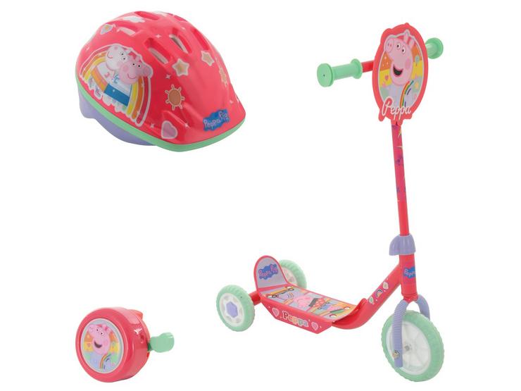 Peppa Pig My First Tri-Scooter Bundle