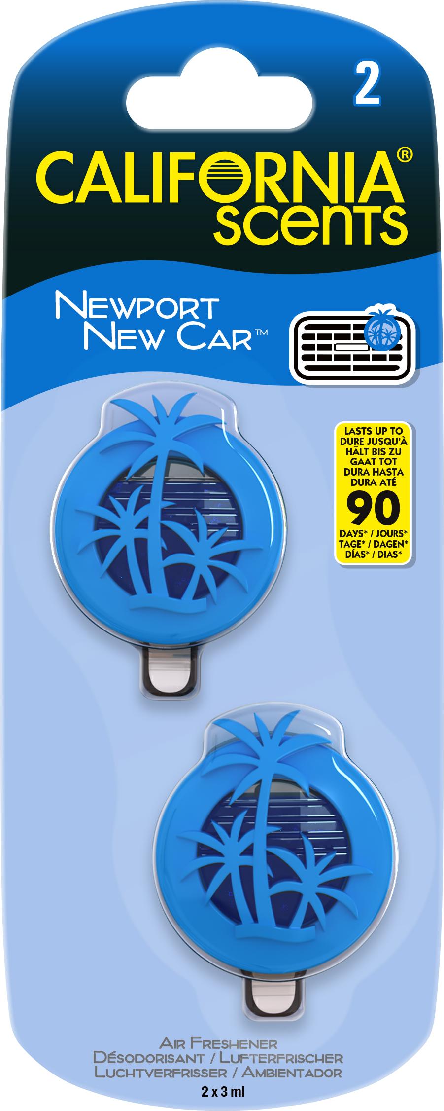 California Scents Mini Diffuser Air Freshener - Newport New Car