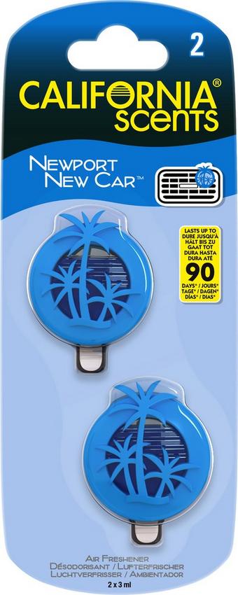 California Scents Mini Diffuser Air Freshener - Newport New Car