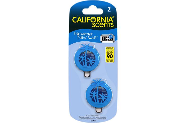 California Scents Mini Diffuser Air Freshener - Newport New Car California Scents Mini Diffuser Air Freshener - Newport New Car