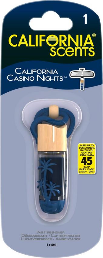 California Scents Hanging Vial Air Freshener - Casino Nights