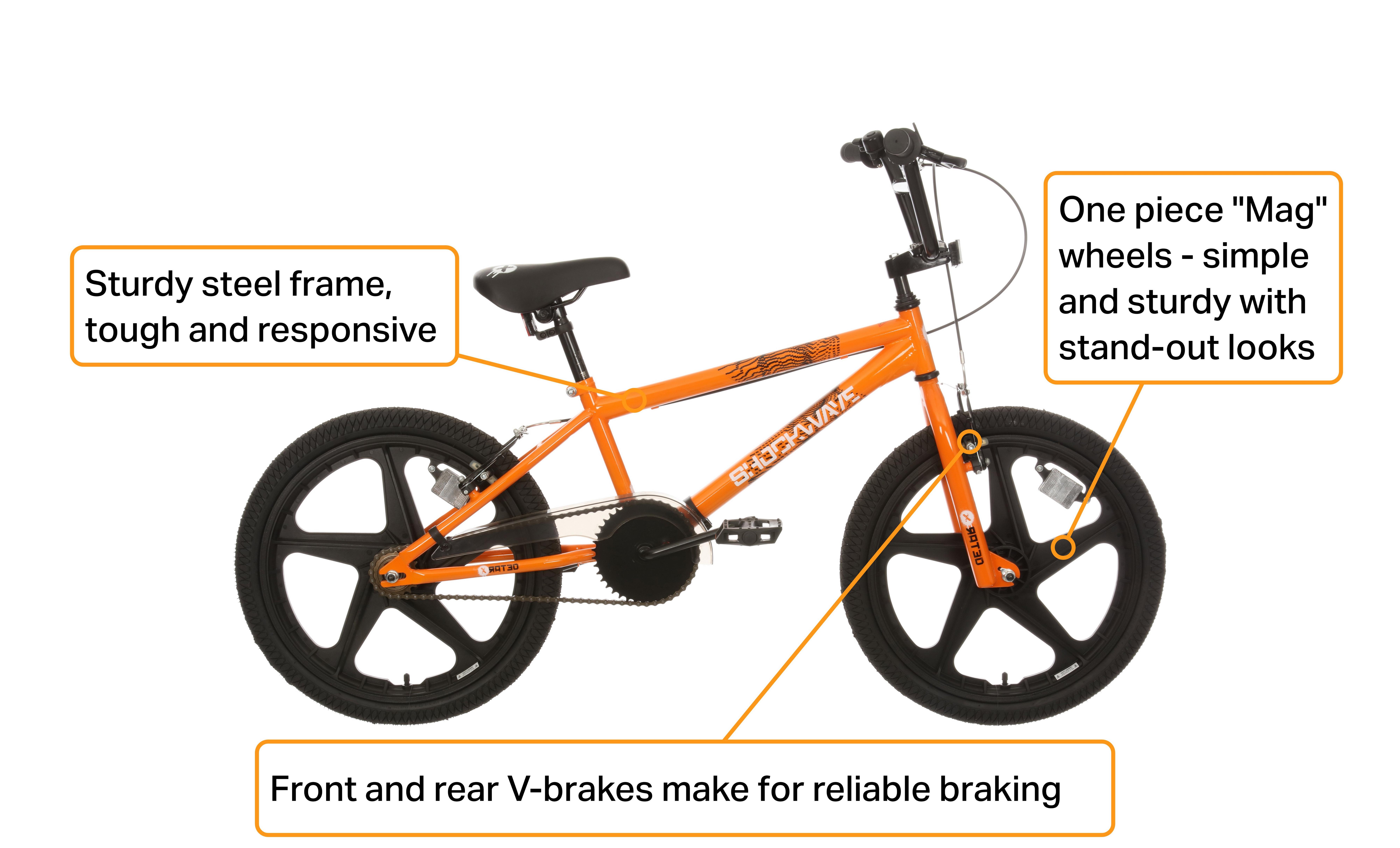 X-Rated Shockwave BMX Bike - 20" Wheel