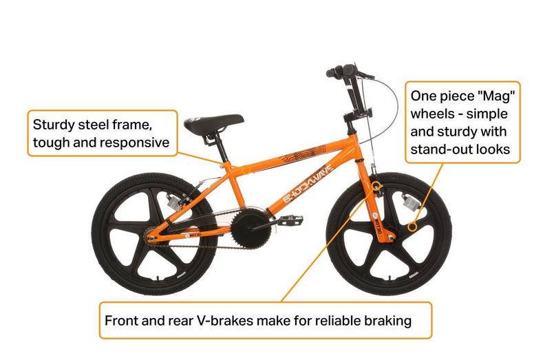 X-Rated Shockwave BMX Bike - 20" Wheel X-Rated Shockwave BMX Bike - 20" Wheel