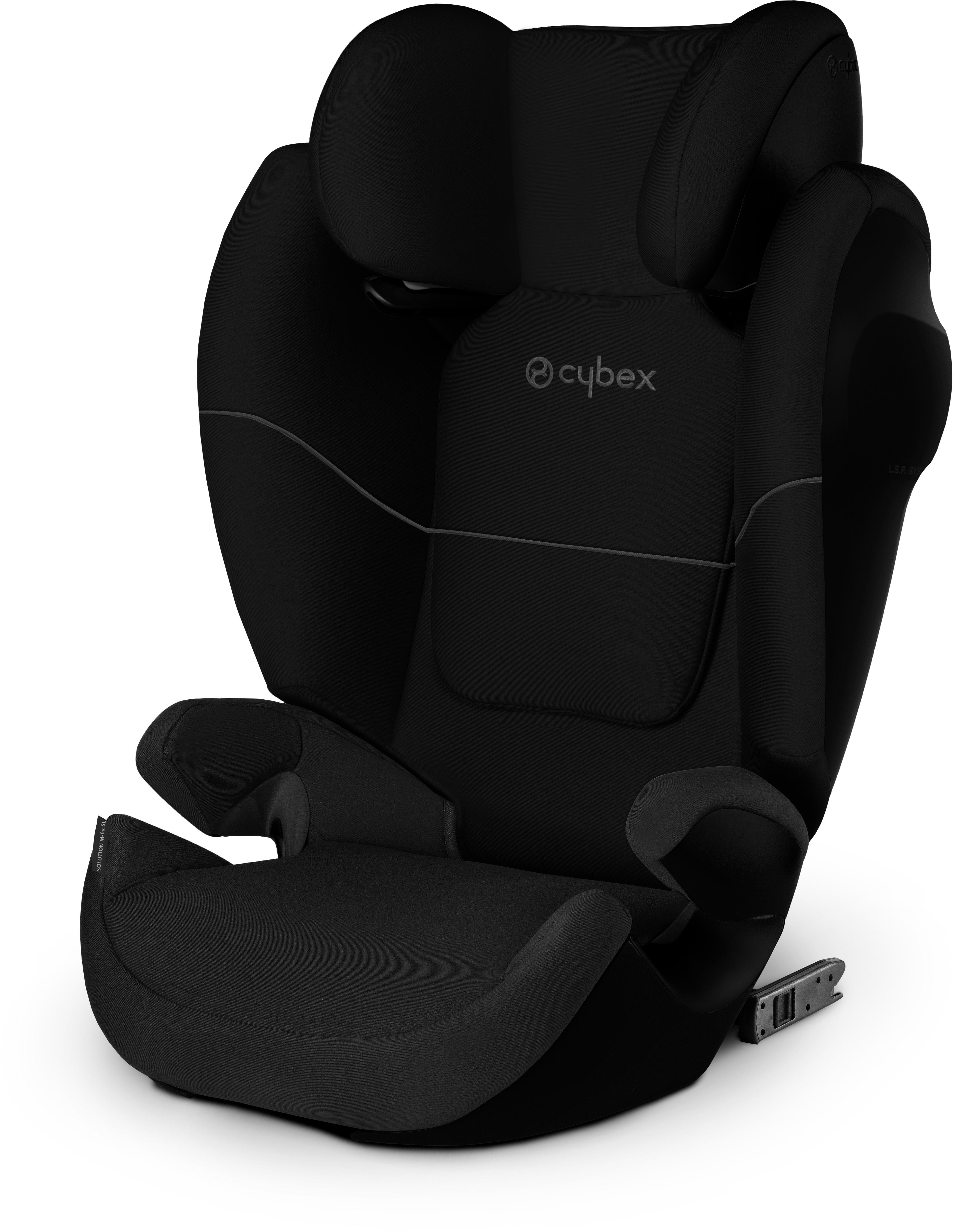 Cybex Solution M-Fix Sl Group 2-3 Child Car Seat - Pure Black
