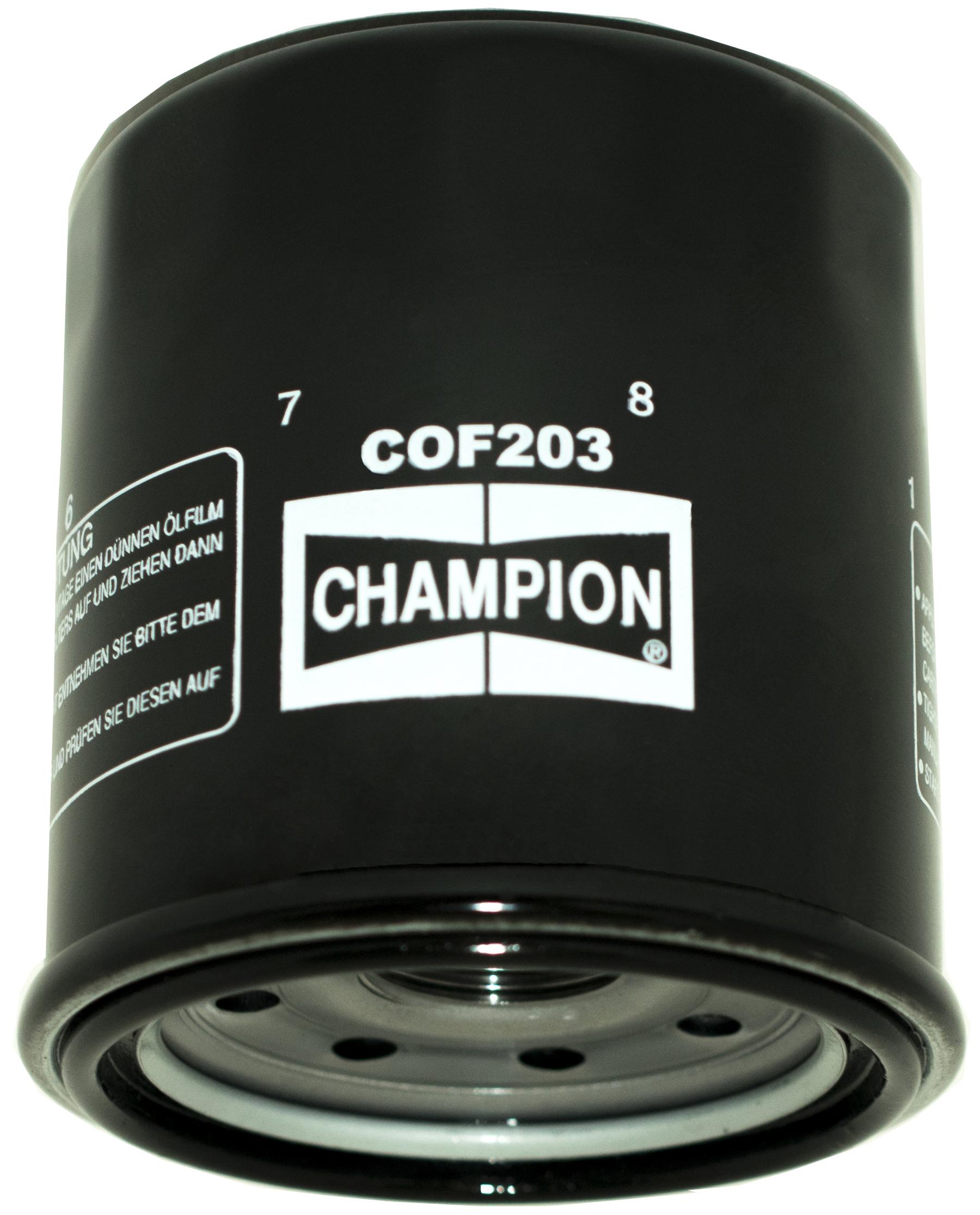 Champion Motorcycle Oil Filter Cof203