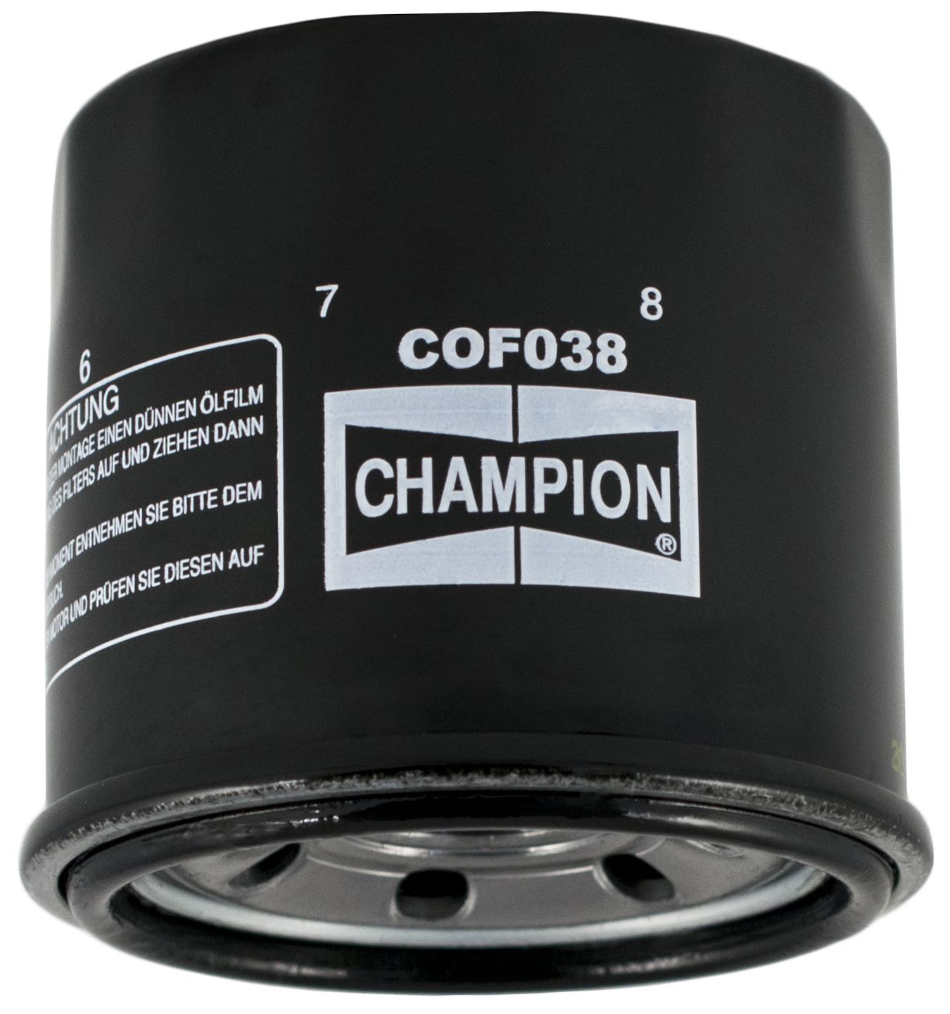Champion Motorcycle Oil Filter Cof038
