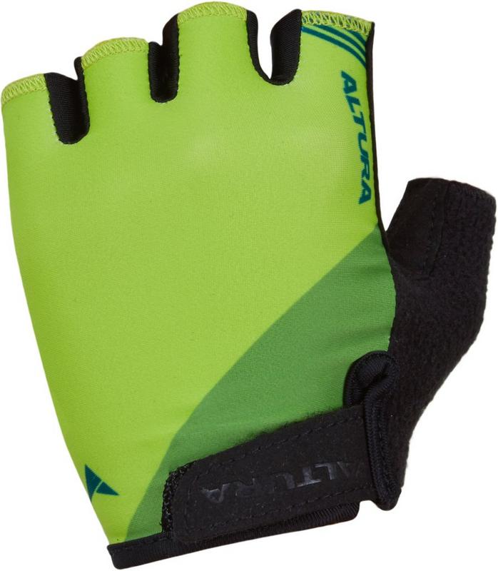 Halfords Altura Kids Airstream Cycling Mitts - Lime 5-6 | Extra 8% off for BC Members