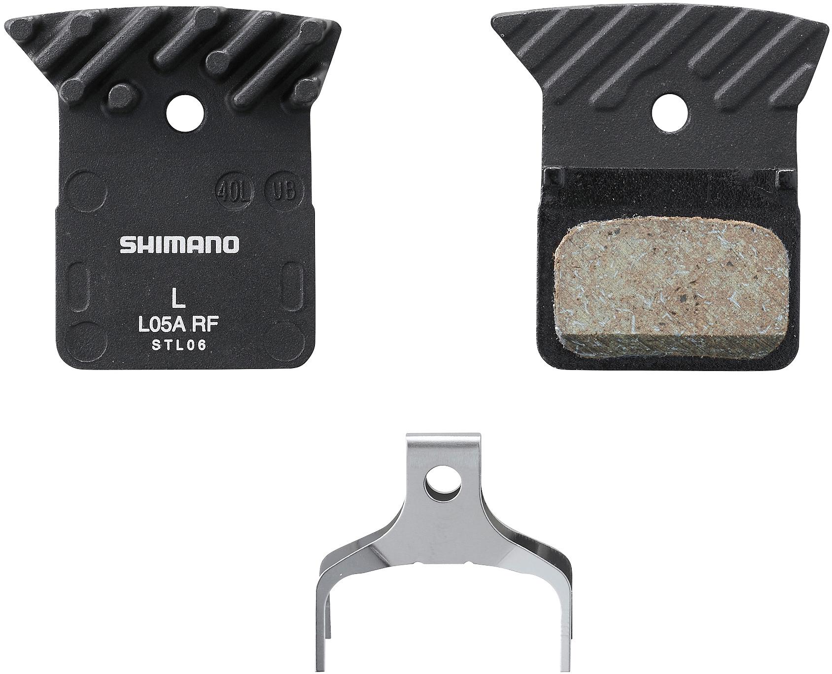 Halfords Shimano L05A Finned Resin Disc Brake Pads And Spring | Extra 8% off for BC Members