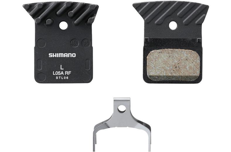 Shimano L05A Finned Resin Disc Brake Pads and Spring Shimano L05A Finned Resin Disc Brake Pads and Spring
