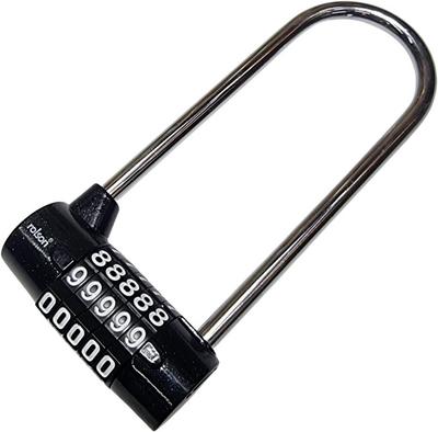 Rolson 5 Digit Long Shackle Combination Padlock Rolson 5 Digit Long Shackle Combination Padlock
