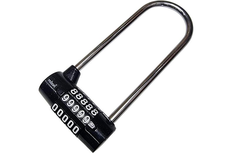 Rolson 5 Digit Long Shackle Combination Padlock Rolson 5 Digit Long Shackle Combination Padlock