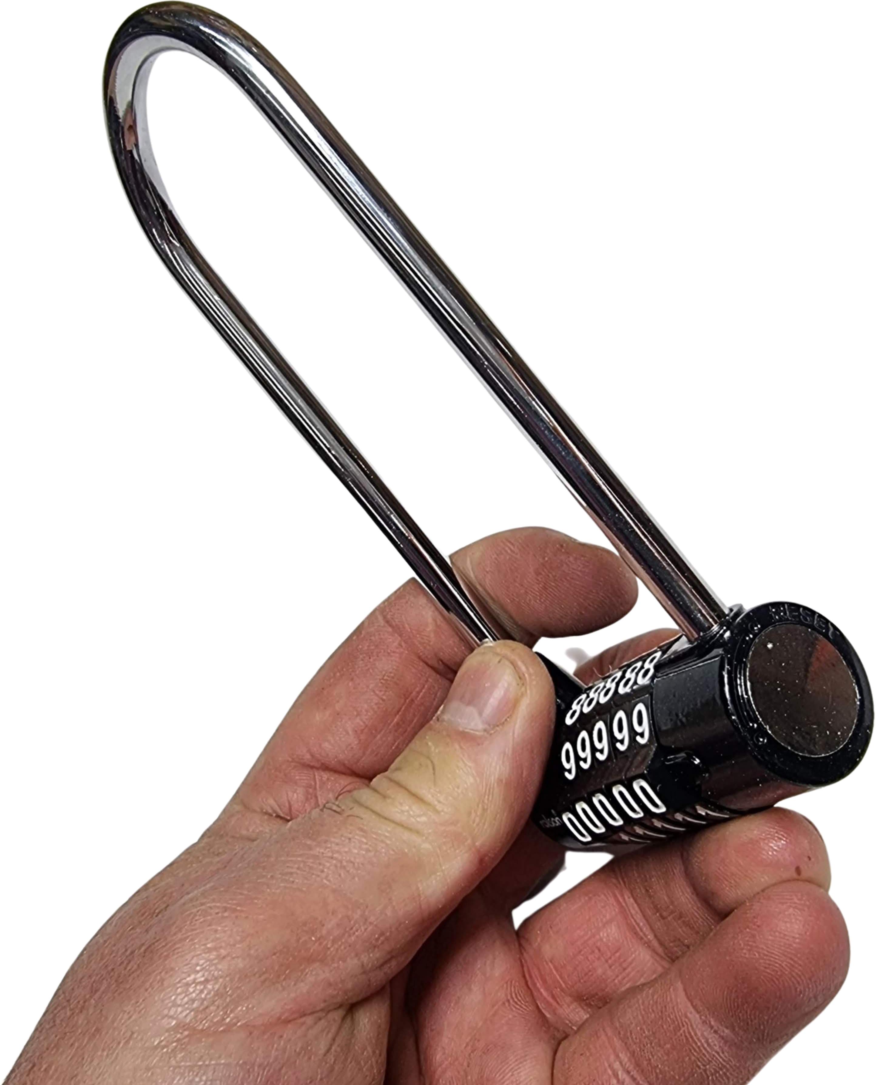 Rolson 5 Digit Long Shackle Combination Padlock