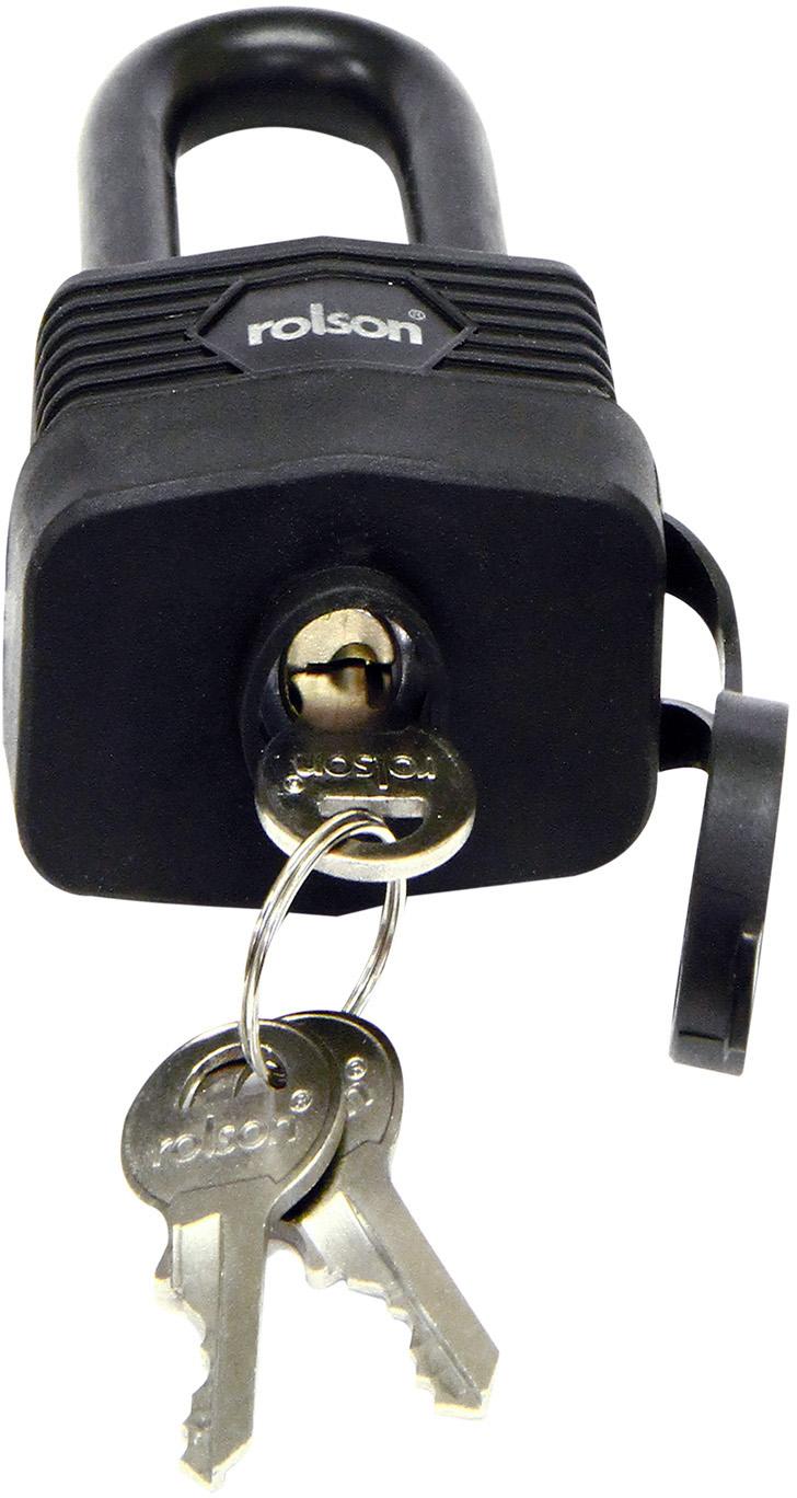 Rolson 2pc 50mm Long Shackle Padlock