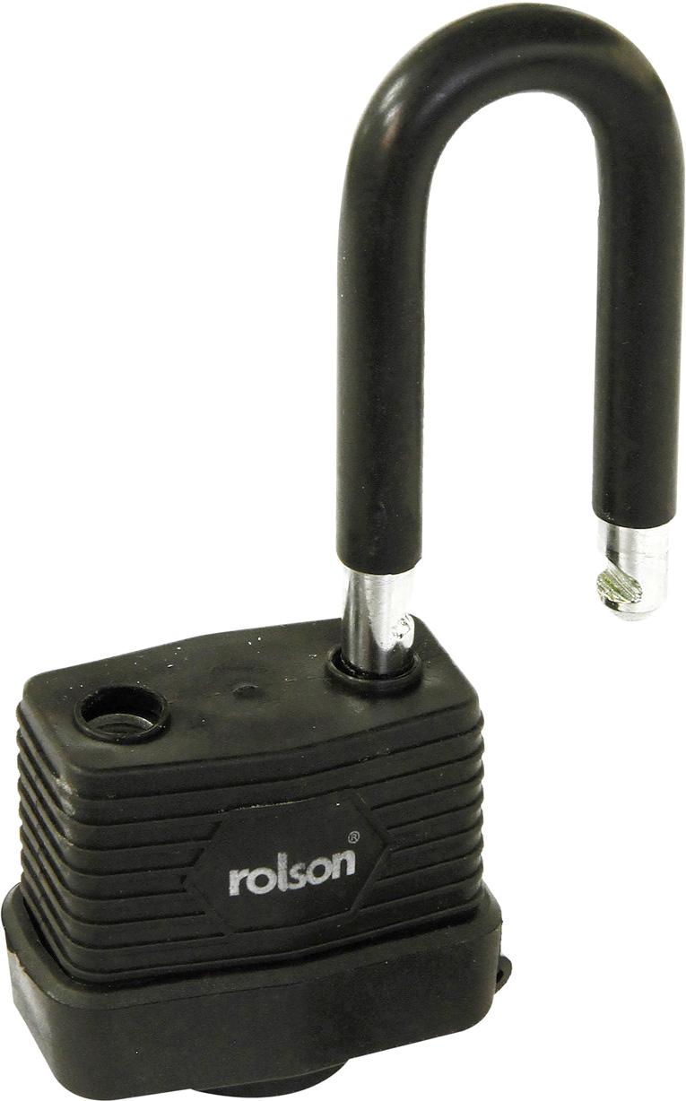 Rolson 2pc 50mm Long Shackle Padlock