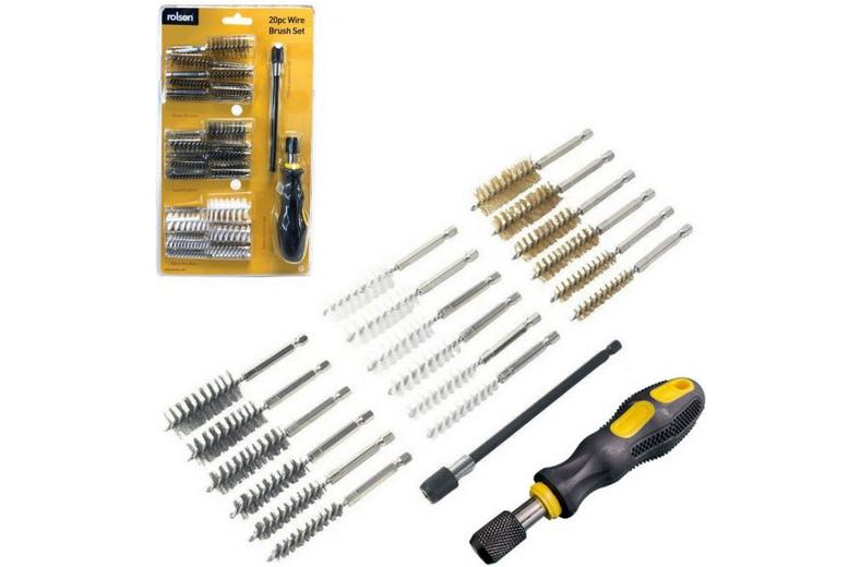 Rolson 20pc Interchangeable Brush Set Rolson 20pc Interchangeable Brush Set