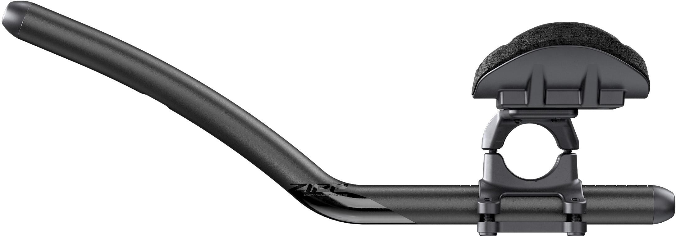 ZIPP Vuka Clip below bar mount with Vuka Alumina Evo 110 Extensions, 110mm Rise