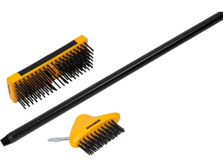 Roughneck Patio & Decking Brush Set - 3 Piece