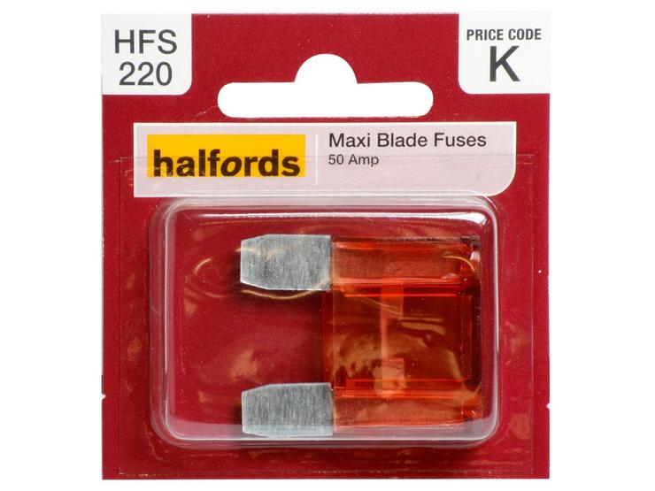 Halfords Maxi Blade Fuse 50 Amp (HFS220)