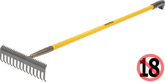 Roughneck Sharp Edge Soil Rake