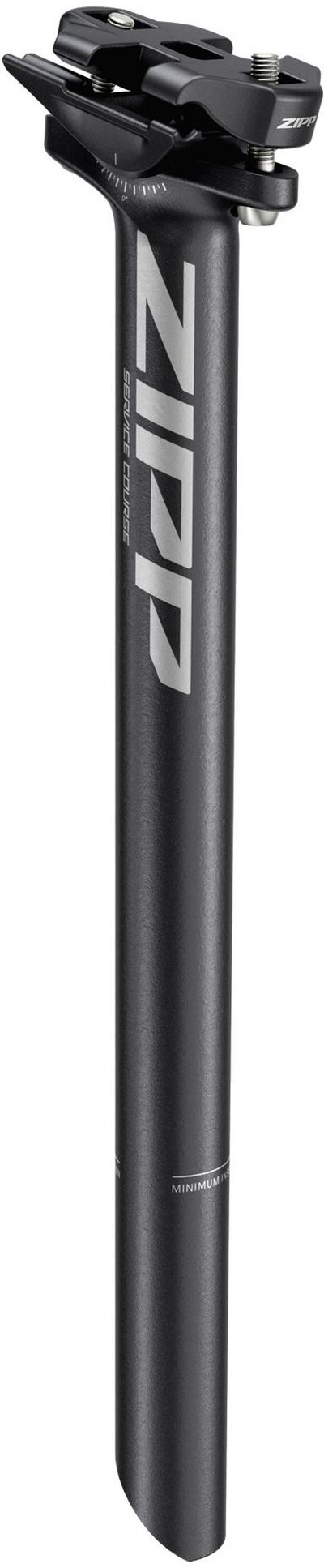 Zipp Service Course 0mm Setback Seatpost Blast Black with Etched Logo